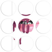 Магнитные фотопазлы круги d55 набор 9 штук 