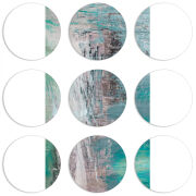 Магнитные фотопазлы круги d55 набор 9 штук 