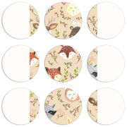 Магнитные фотопазлы круги d55 набор 9 штук 