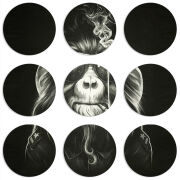 Магнитные фотопазлы круги d55 набор 9 штук Smokey Monkey