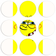 Магнитные фотопазлы круги d55 набор 9 штук 