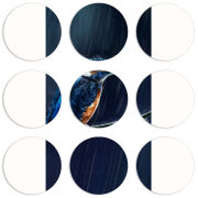 Магнитные фотопазлы круги d55 набор 9 штук 