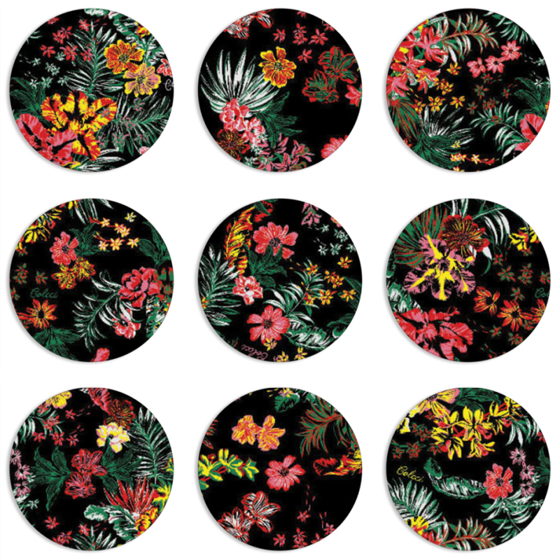 Магнитные фотопазлы круги d55 набор 9 штук 