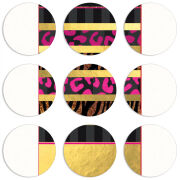 Магнитные фотопазлы круги d55 набор 9 штук 