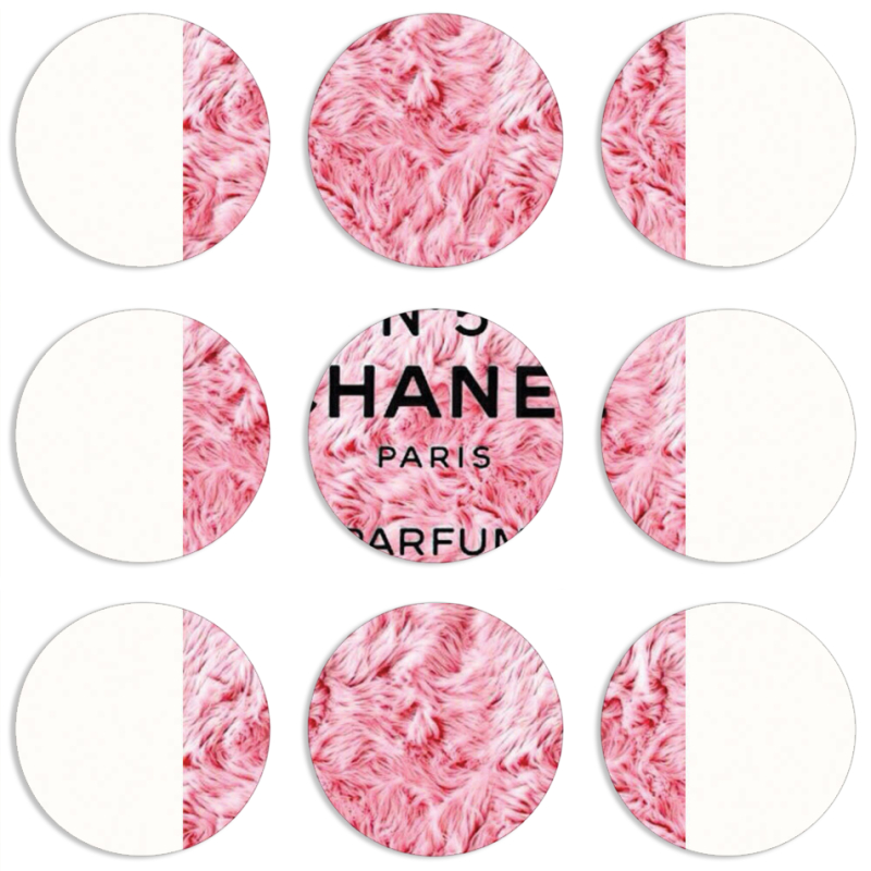 Магнитные фотопазлы круги d55 набор 9 штук 