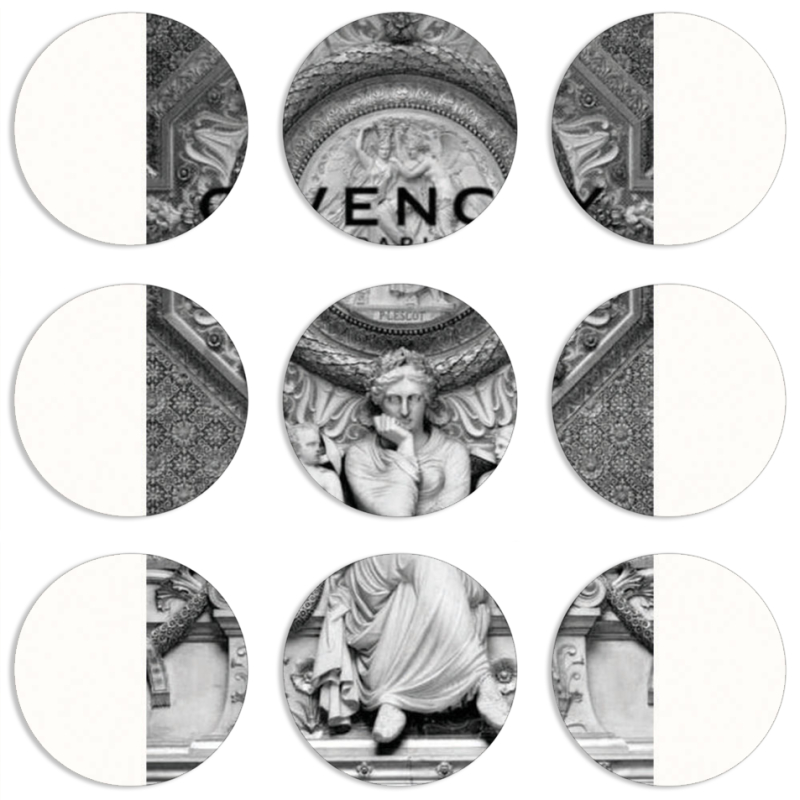 Магнитные фотопазлы круги d55 набор 9 штук 