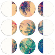 Магнитные фотопазлы круги d55 набор 9 штук 