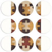 Магнитные фотопазлы круги d55 набор 9 штук 