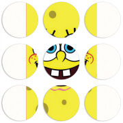 Магнитные фотопазлы круги d55 набор 9 штук 