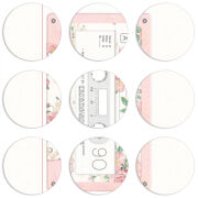 Магнитные фотопазлы круги d55 набор 9 штук 