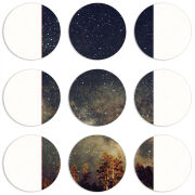 Магнитные фотопазлы круги d55 набор 9 штук 