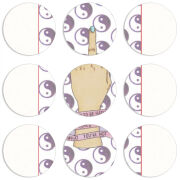 Магнитные фотопазлы круги d55 набор 9 штук 