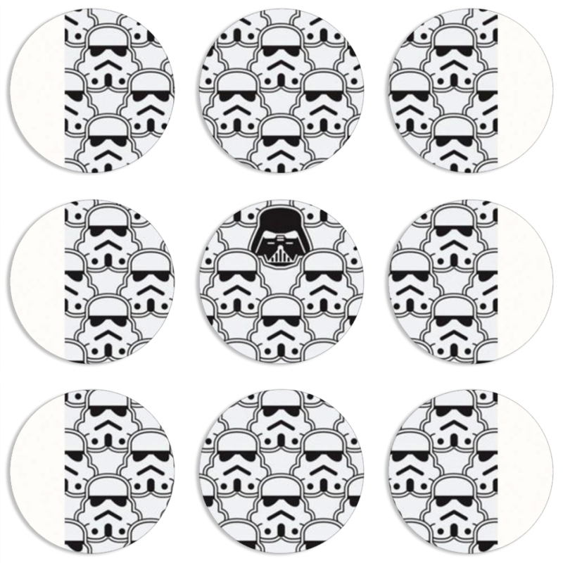 Магнитные фотопазлы круги d55 набор 9 штук 