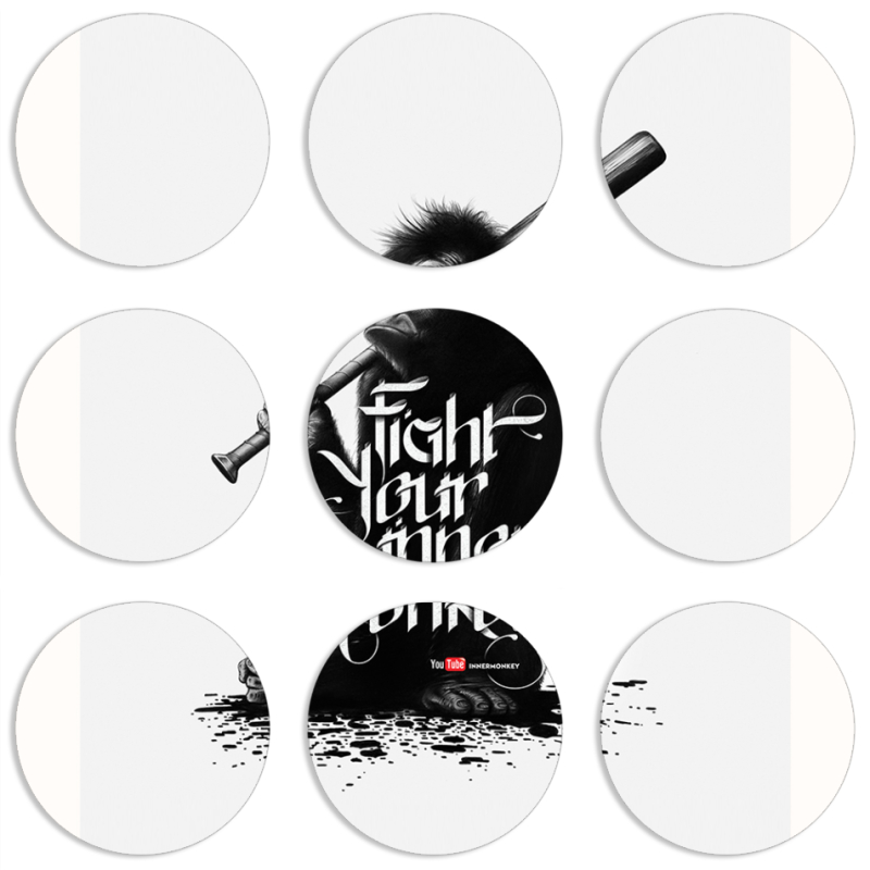 Магнитные фотопазлы круги d55 набор 9 штук 