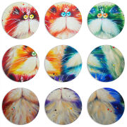 Магнитные фотопазлы круги d55 набор 9 штук 