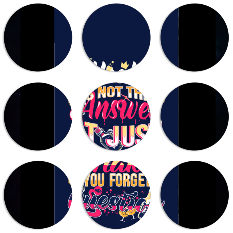 Магнитные фотопазлы круги d55 набор 9 штук 