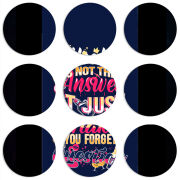 Магнитные фотопазлы круги d55 набор 9 штук 