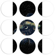 Магнитные фотопазлы круги d55 набор 9 штук 