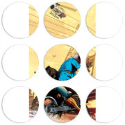 Магнитные фотопазлы круги d55 набор 9 штук 