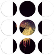 Магнитные фотопазлы круги d55 набор 9 штук 