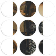 Магнитные фотопазлы круги d55 набор 9 штук 