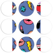 Магнитные фотопазлы круги d55 набор 9 штук 