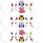 Магнитные фотопазлы круги d55 набор 9 штук 