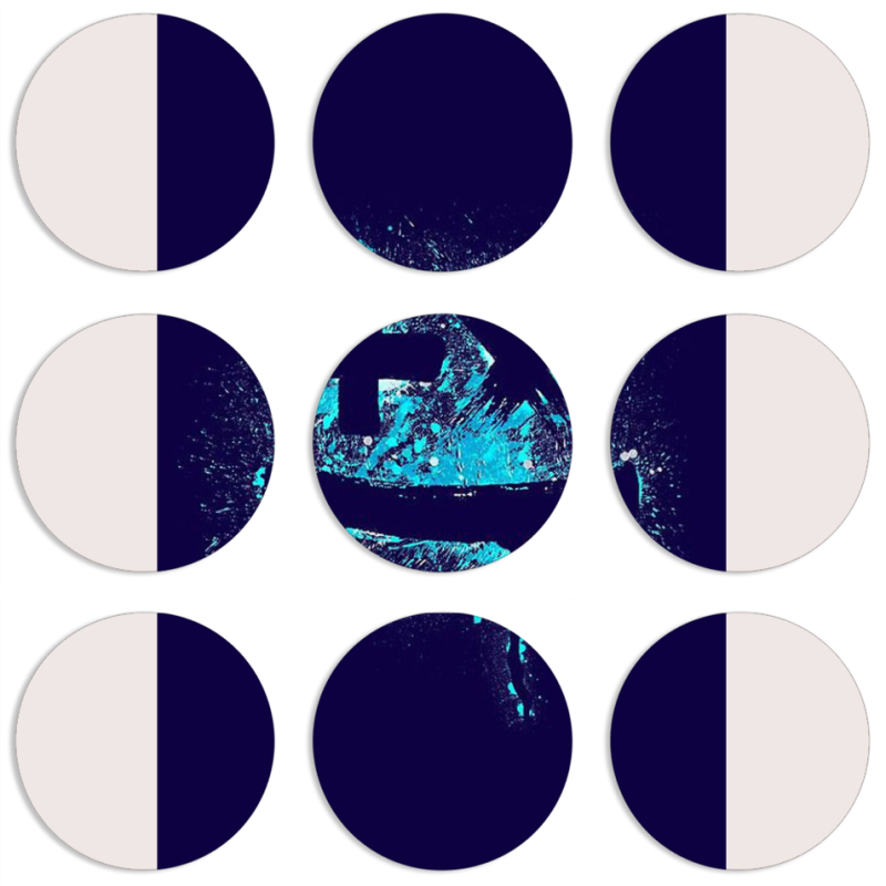 Магнитные фотопазлы круги d55 набор 9 штук 