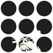 Магнитные фотопазлы круги d55 набор 9 штук 