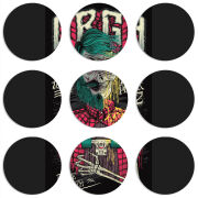 Магнитные фотопазлы круги d55 набор 9 штук 