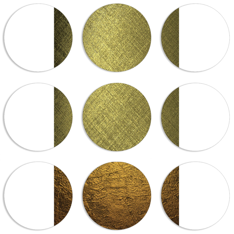 Магнитные фотопазлы круги d55 набор 9 штук 