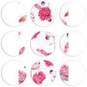 Магнитные фотопазлы круги d55 набор 9 штук 