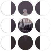 Магнитные фотопазлы круги d55 набор 9 штук Sherlock