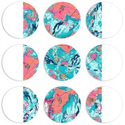 Магнитные фотопазлы круги d55 набор 9 штук 