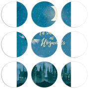 Магнитные фотопазлы круги d55 набор 9 штук 