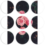 Магнитные фотопазлы круги d55 набор 9 штук 