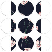 Магнитные фотопазлы круги d55 набор 9 штук 