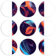 Магнитные фотопазлы круги d55 набор 9 штук 