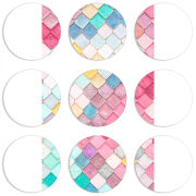 Магнитные фотопазлы круги d55 набор 9 штук 