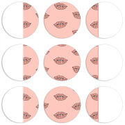 Магнитные фотопазлы круги d55 набор 9 штук 