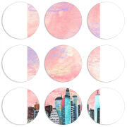 Магнитные фотопазлы круги d55 набор 9 штук 