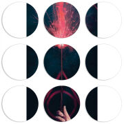 Магнитные фотопазлы круги d55 набор 9 штук 