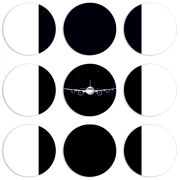 Магнитные фотопазлы круги d55 набор 9 штук 