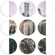 Магнитные фотопазлы круги d55 набор 9 штук 