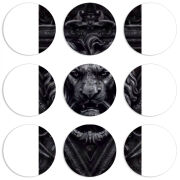 Магнитные фотопазлы круги d55 набор 9 штук 