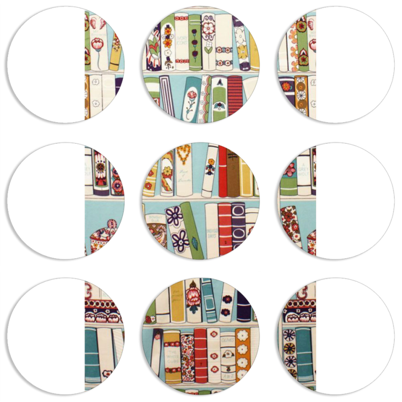 Магнитные фотопазлы круги d55 набор 9 штук 