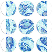 Магнитные фотопазлы круги d55 набор 9 штук 