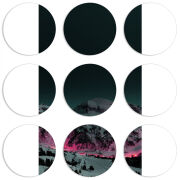Магнитные фотопазлы круги d55 набор 9 штук 