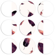 Магнитные фотопазлы круги d55 набор 9 штук 