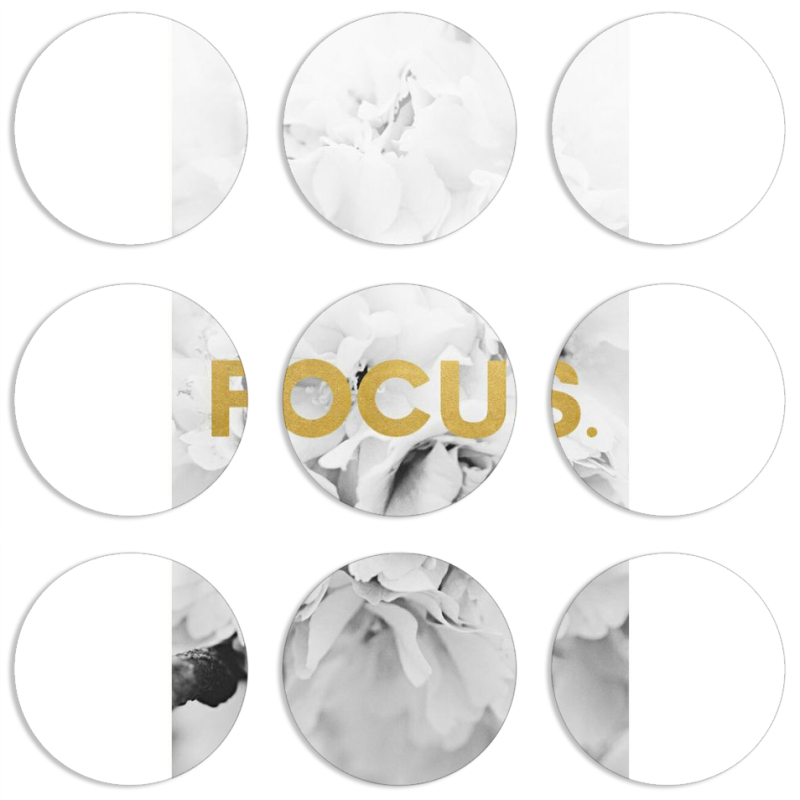 Магнитные фотопазлы круги d55 набор 9 штук 